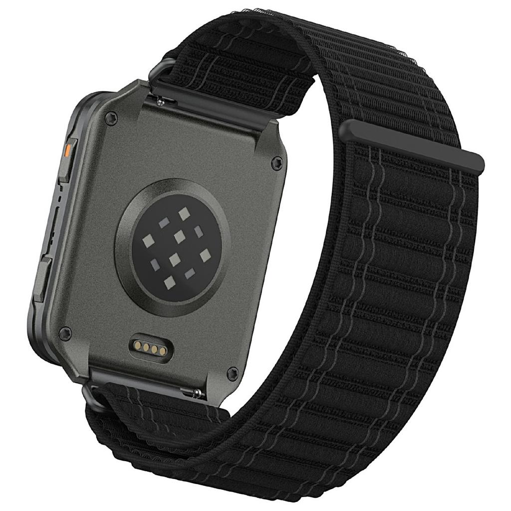 Bracelet en Nylon Design Ondulé pour Garmin Venu X1 Libération Rapide Respirant Bracelet de Montre Connectée