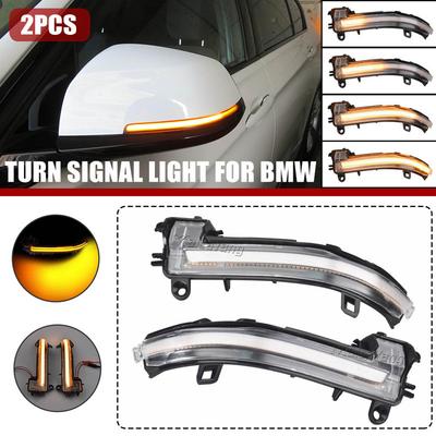 For BMW 1 2 3 4 Series X1 F20 F21 F22 F30 F31 F34 F32 E84 I3 LED Dynamic Turn Signal Blinker Side Mirror Sequential Light