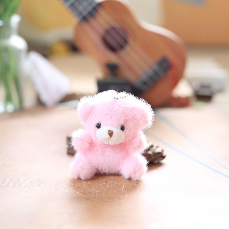 Rabbit Bear Cute Bunny Plush Keychain Pp Cotton Kids Adults Decoration Backpack