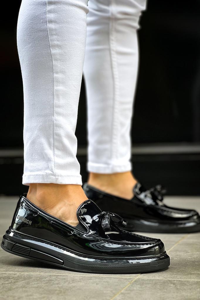 Chekich H New Collection CH2427 Men Shoe White Black Brown Tan