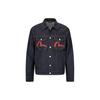 Evisu Ss22 Buddha Head Print Denim Jacket Men jackets Denim-Blue 2ESEPM2DJ720XXCT