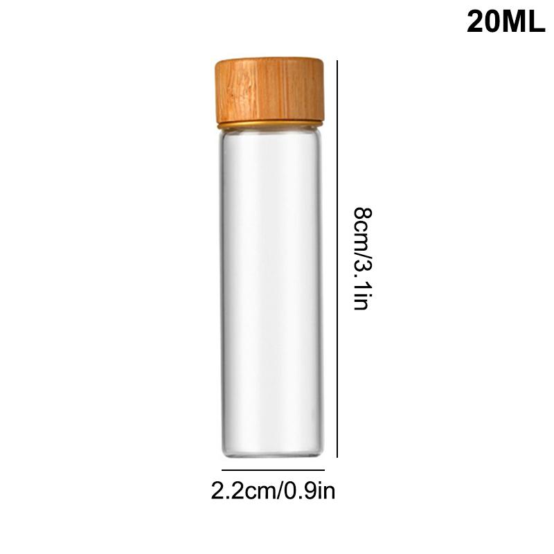 

Мини стеклянная бутылка для кофейного концентрата, молока, сока, герметичная бутылка с крышкой, банка для чая, многофункциональная портативная пустая банка 20ml