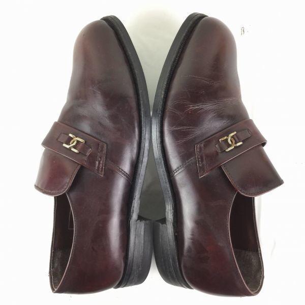 1970er Vintage ANSI Z41.1-1967/75 Stahlkappe Schlupfschuhe Weinrot Größe 7.5E 25.5(GEBRAUCHT)