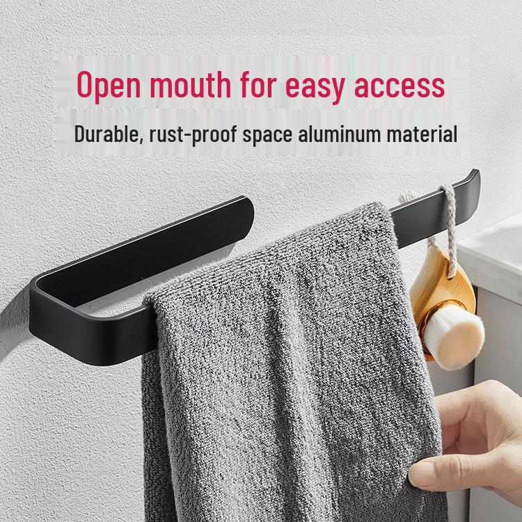 European-Style Bathroom Towel Rack & Storage Shelf - Multi-functional and Simple Design