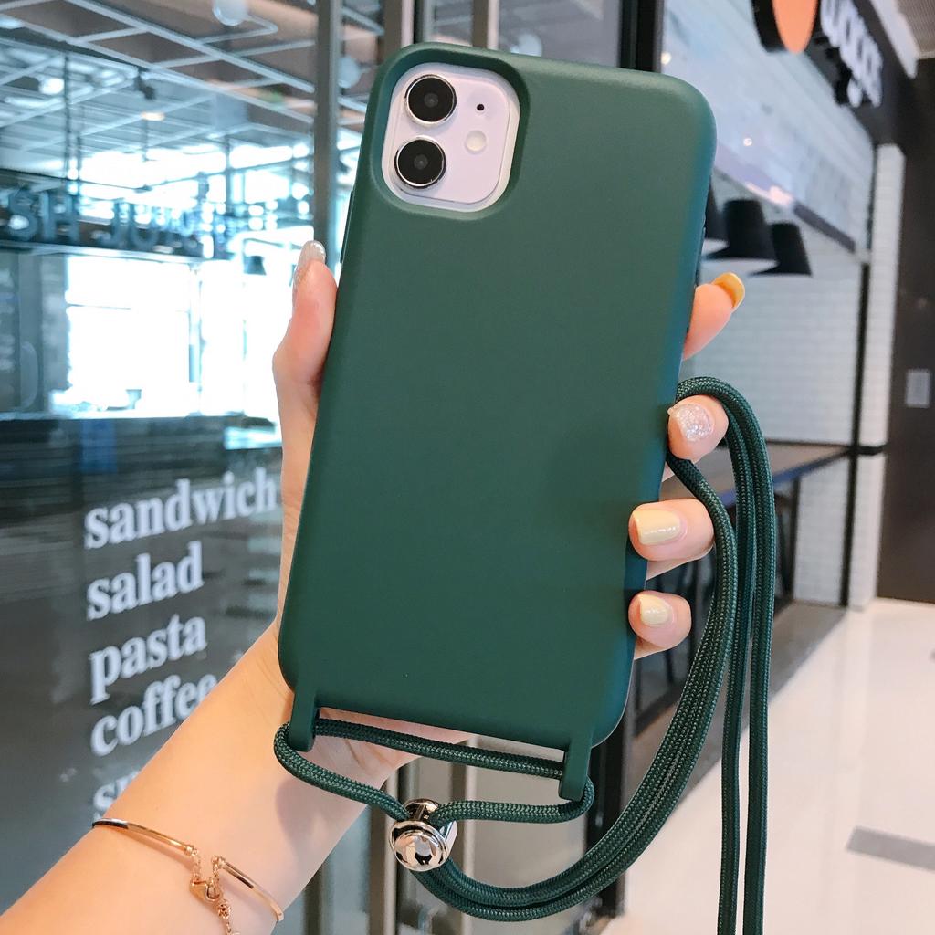 Applicable To Apple 13PROMAX Mobile Phone Case, Lanyard Case, Thickened Silicone iPhone13PRO Mobile Phone Case 14PROMA.