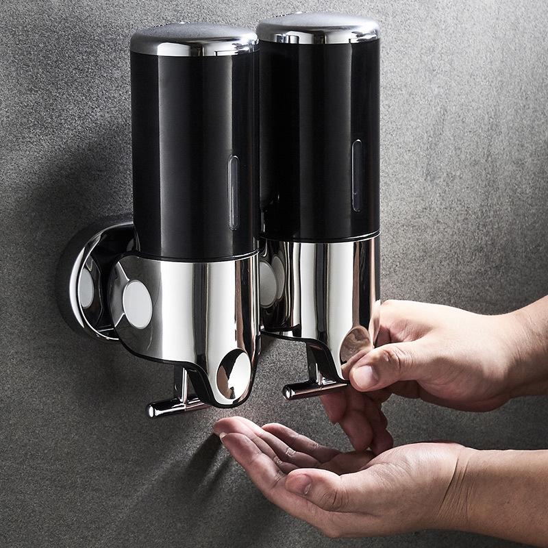 Manual Wall-Mounted Foam Soap & Shower Gel Dispenser for Bathrooms