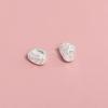 S999 Sterling Silver Good Luck Spacer Beads for DIY Crystal Bracelet or Necklace - Irregular Shape Rope Accessories