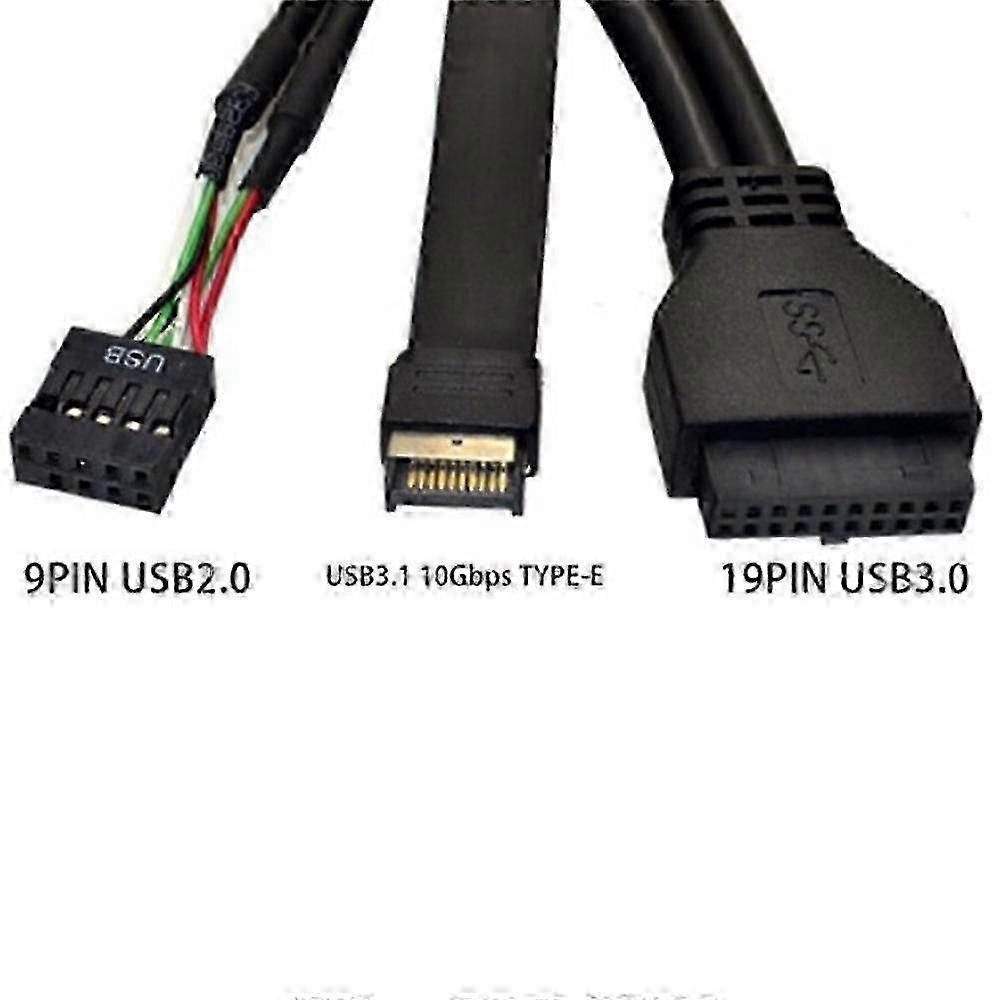26-27 5.25 Inch Usb3.1 Gen2 Front Panel Usb Hub 2 Ports Usb3.0+2 Ports Usb2.0+1 Port Type-C with Type-E C