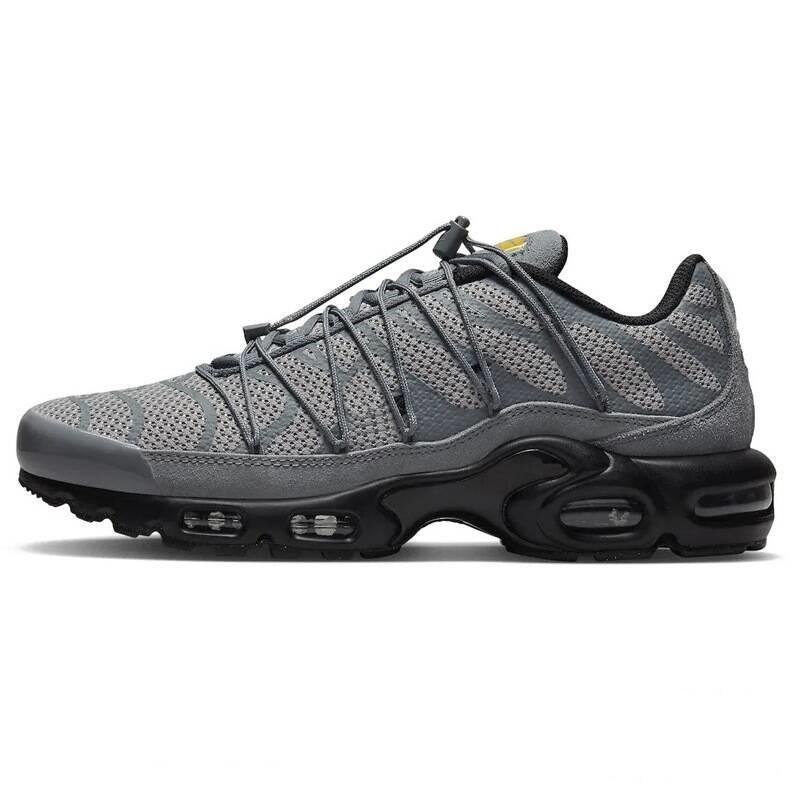 Mens Low-Top Running Shoes With Lace-Up Rubber Sole Breathable Synthetic Upper All