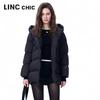 Jin Yujie Women's Puffer Mid-Length 90% Duck Down Jacket