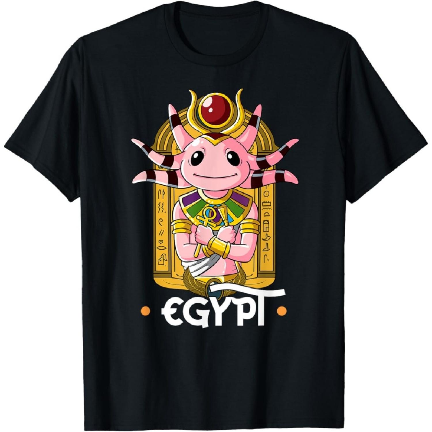 Egypt Egyptian Axolotl Pharaoh T-Shirt S