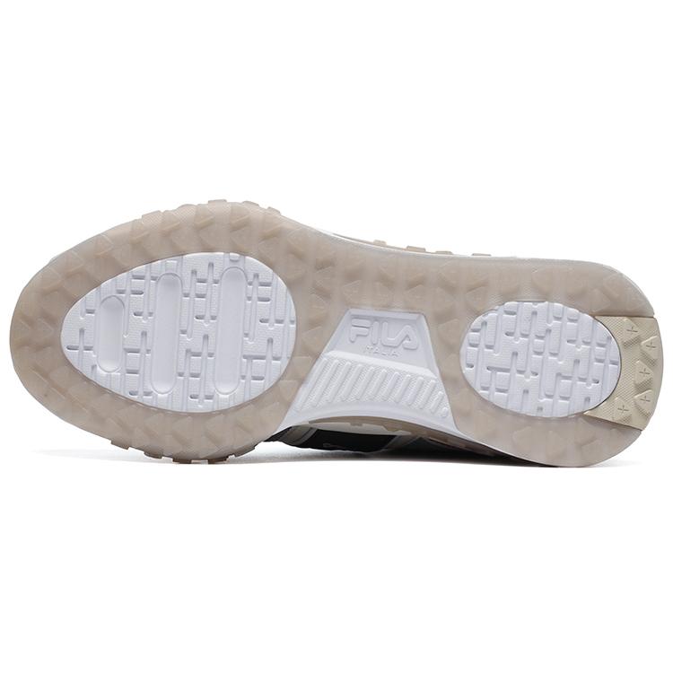 FILA Brick Textile, Leather Low top Casual Shoes Women's Gray Pink F12W231125FAF