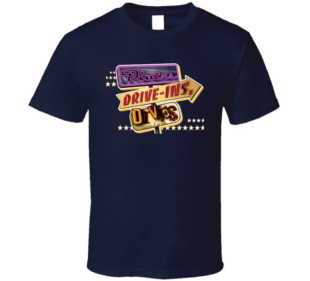 New Diners Drive Ins Dives Food Network Guy Fieri T Shirt