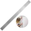 1pc 76cm/29.92in 304 Brushed Stainless Steel Finishing Sheet Metal Gap Filler Trim Strip Metal Trim for Home Kitchen Tool Silver