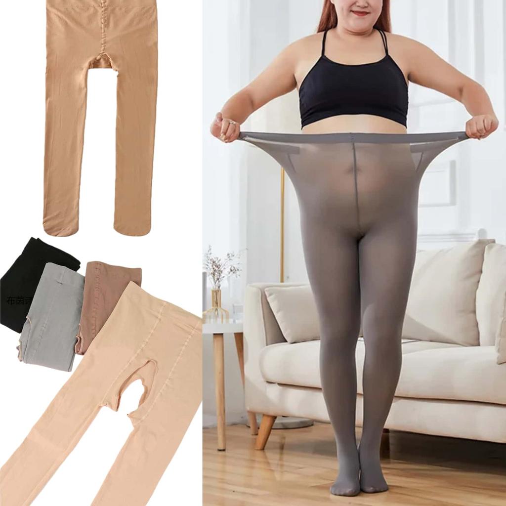 Plus Size High Waisted Tights For Women Shaping 120 Denier Nylon Spandex Comfortable Opaque Sexy Stockings New