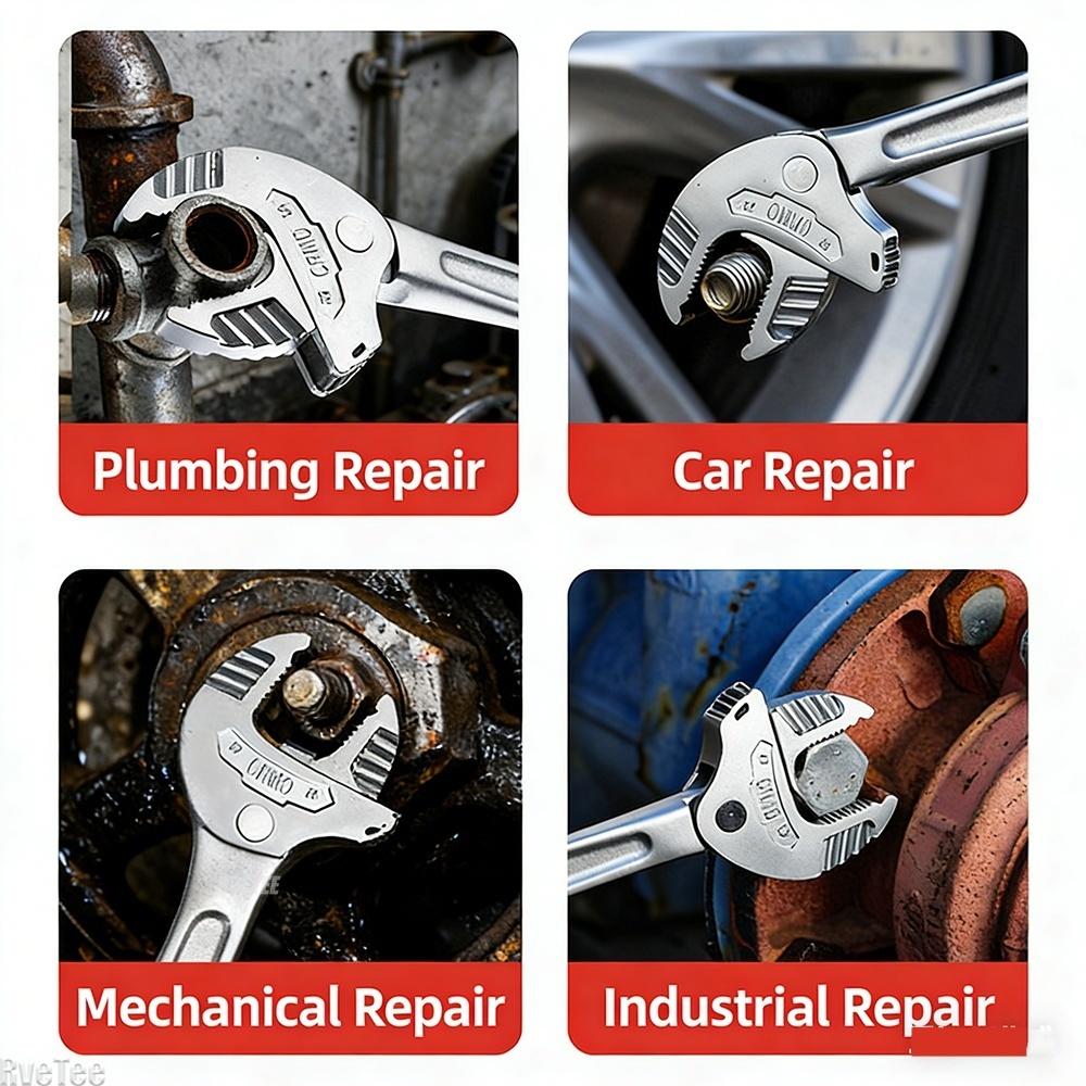 Industrial-Power Crab-Claw Ratcheting Wrench: Good Performance Agile Adaptability All-In-One Functionality Swift Adaptability