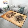 Nouvelle mode tapis franc-maçonnerie tapis maçonnique doux paillasson tapis chambre franc-maçon salon porte sol couloir tapis tapis de Yoga