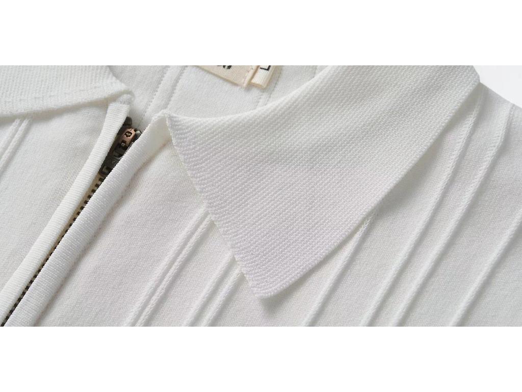 Men's Summer Retro Striped Polo Shirt - Short Sleeve, Loose Fit, Ribbed Collar