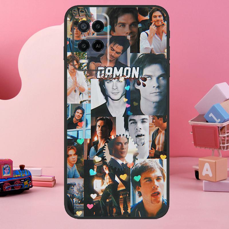 Damon Salvatore Vampire Diaries Case For OPPO A17 A77 A57 A54 A53 S A31 A5 A9 A15 A52 A72 A91 A93 A74 A94 A16 A76 A96 Cover