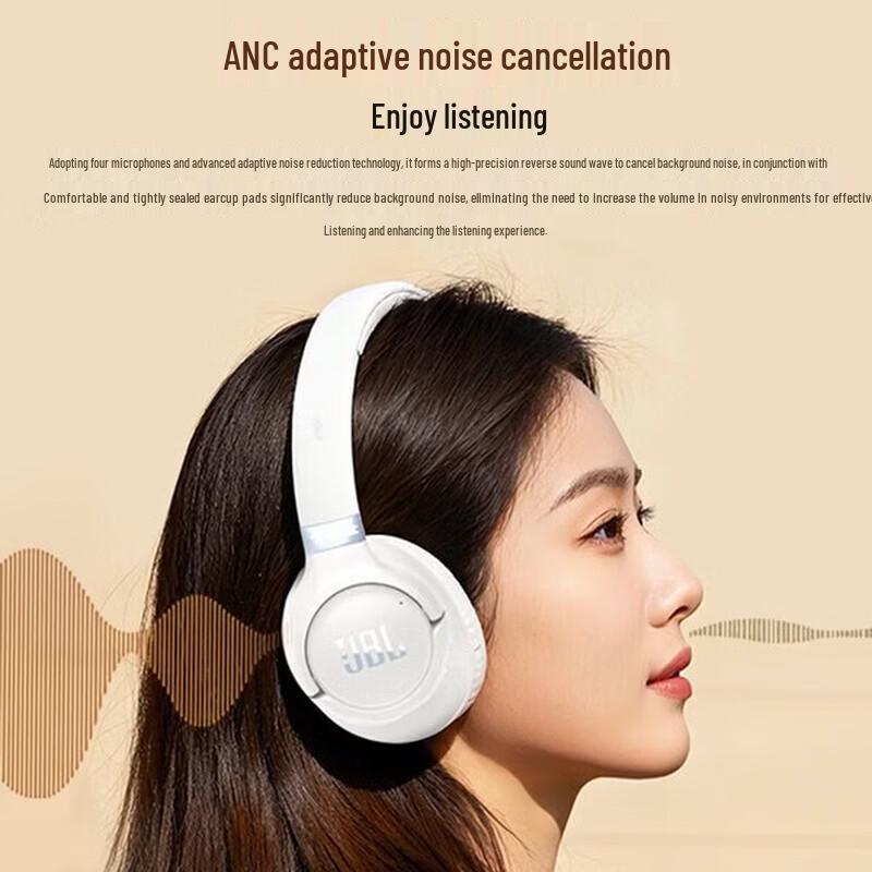 JBL TUNE 780NC Active Noise Cancelling Wireless Over-Ear Headphones