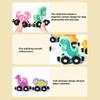 Magnetic Dinosaur Theme Wood Train Set Educational Toy For Early Learning And Hand Eye Coordination For Children