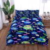 Star Snails Duvet Cover Set King Queen Double Full Twin Single Size Bed Linen Set