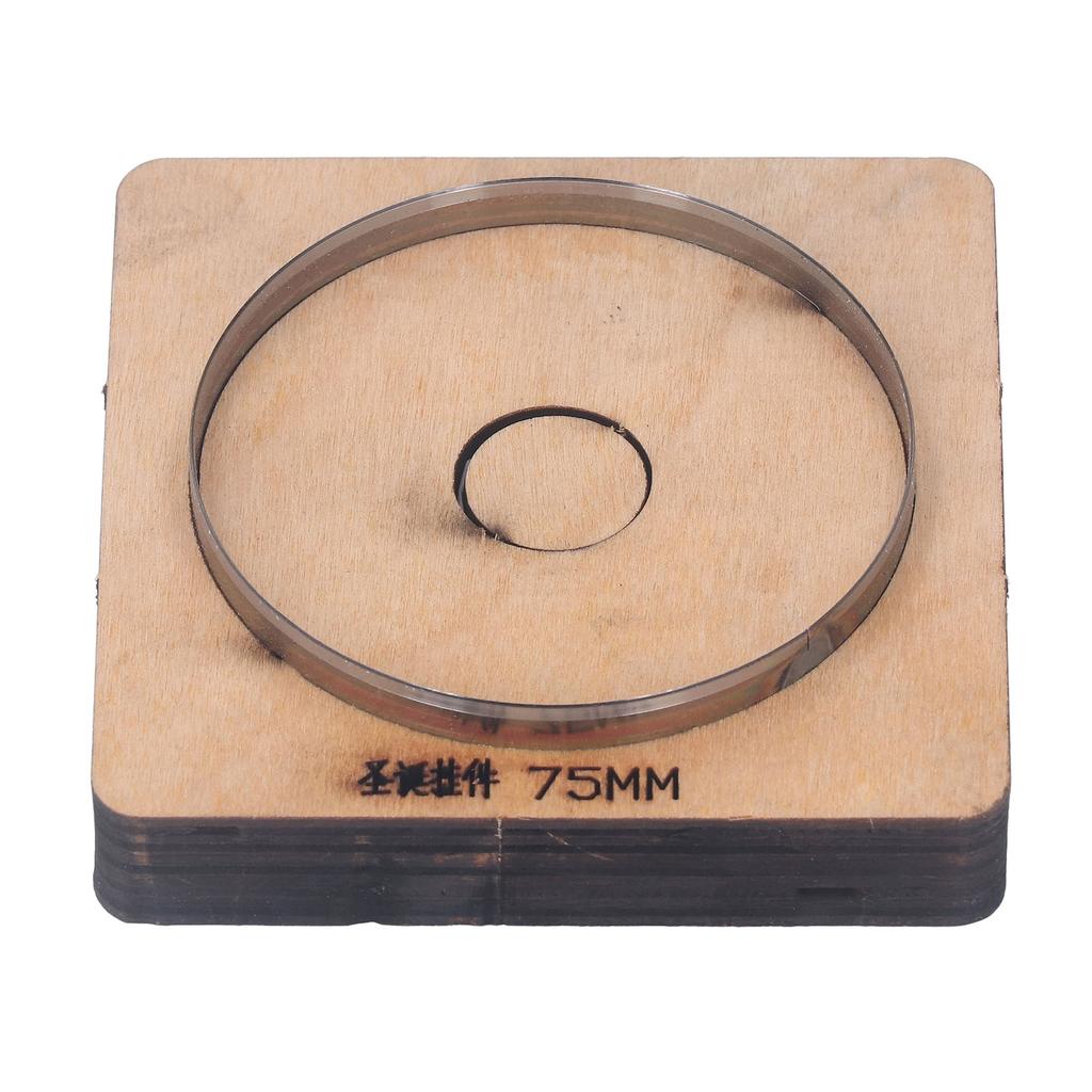 Matriță de Tăiat Piele 75mm Diametru Formă Rotundă Matrițe de Pansonare Manuală Oțel Aliaj DIY Unelte pentru Artizanat