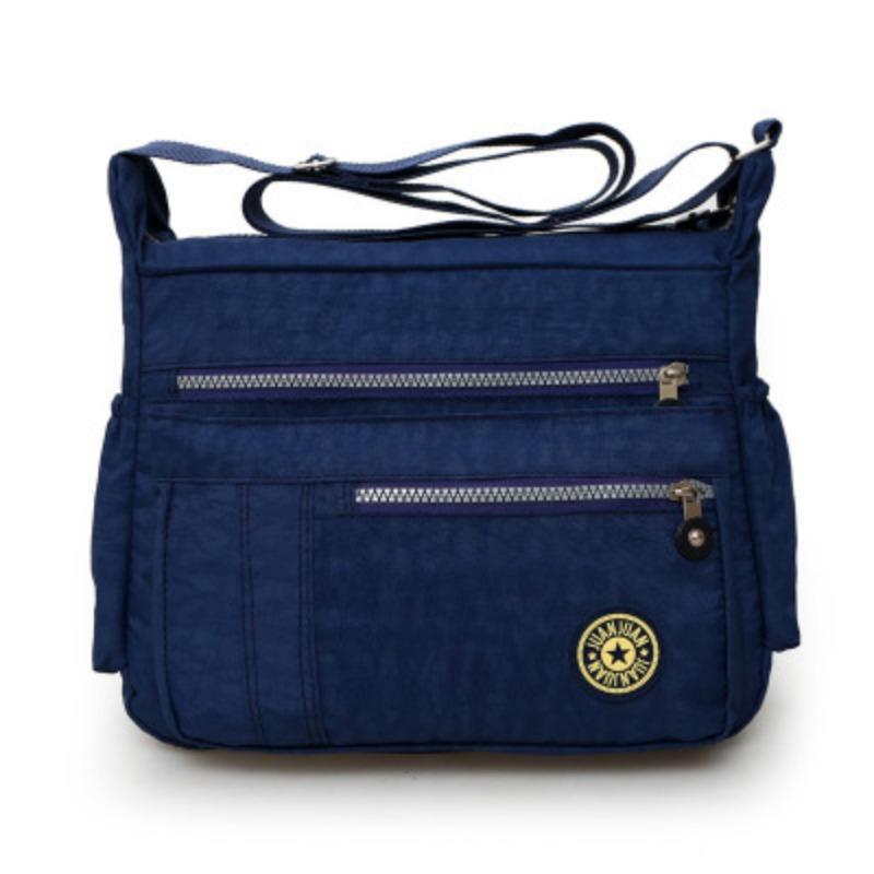 New Nylon Fabric Bag Women Shoulder Crossbody Bag Korean Casual Large Capacity Multi-Pocket Mom Bag