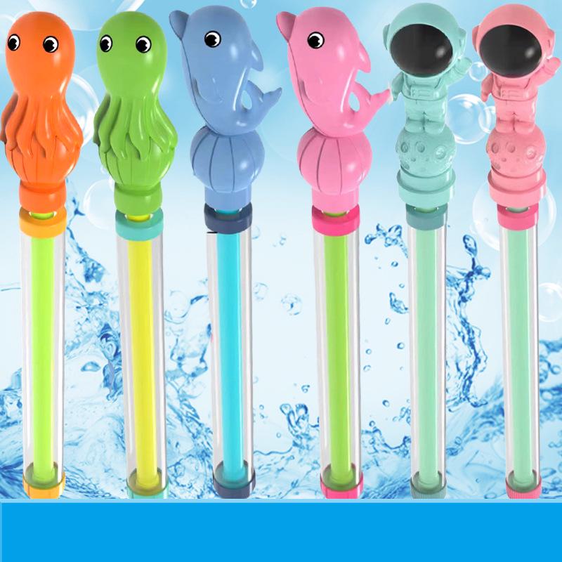 Gatling-Style Large Pull-Out Water Gun Toy for Kids Water Play