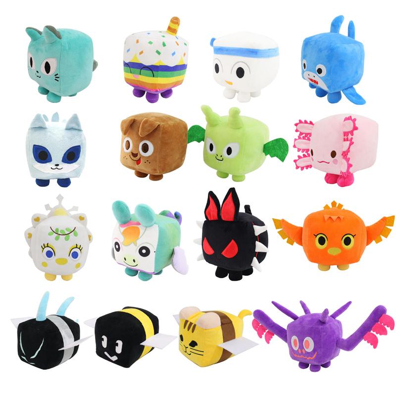 Pet Simulator X Cat Plushie Doll Big Games Plush Toy Stuffed Animal Bat Bee Axolotl Shark Horse Cute Soft Pillow Gift for Fans