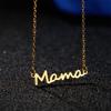 Mother's Day Mama Letter Pendant Necklace For Women Simple Love Mom Clavicle Chain Personality Mama Choker Family Party Jewelry
