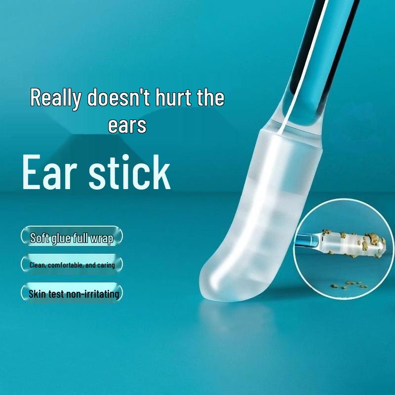 Dětské bezpečné lepkavé vatové tyčinky na čištění uší pro účinné odstranění ušního mazu