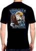 Mens Patriotic United States Veteran Eagle Support Our Troops Biker Tee Shirt