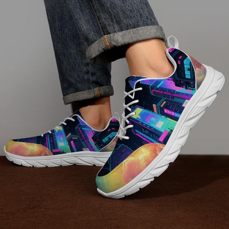 YRZL Comfortable Walking Shoes Men Lightweight Non Slip Sneakers Men Gym Training Casual Sports Shoes Durable Athletic Sneakers