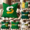 HOT Subway Cushion Cover Multi-Scene Pillow Cover for Home & Car - Reversible, Soft & Durable for Daily Use