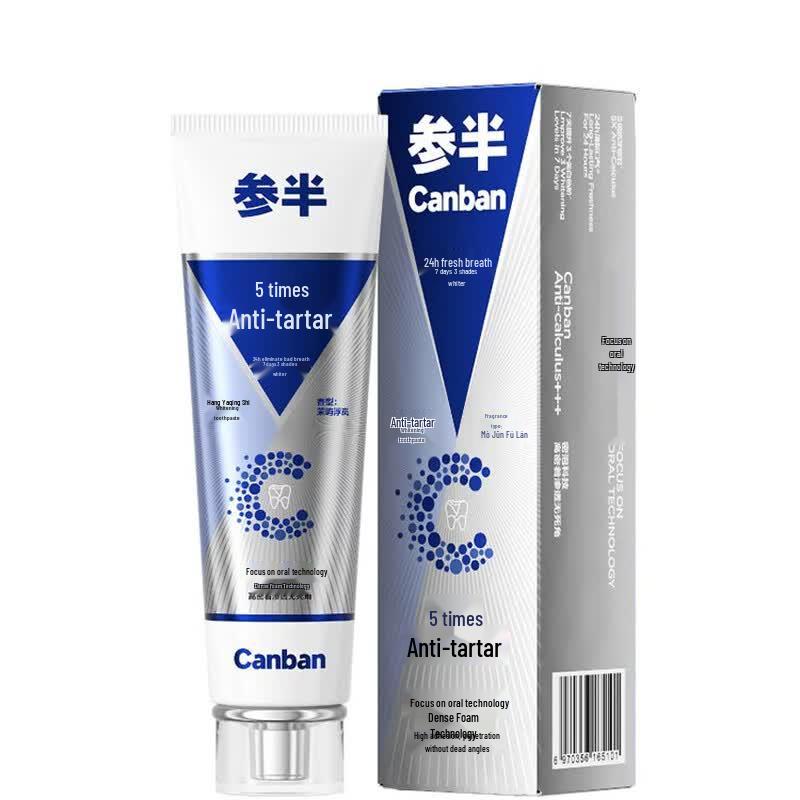 Canban Anti-Calculus Whitening Toothpaste with Fluoride