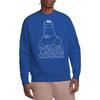 Sesame Street Unisex Adult Tough Cookie Monster Sweatshirt