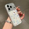 KT Cat Pattern iPhone 17/16PRO Large Window Phone Case