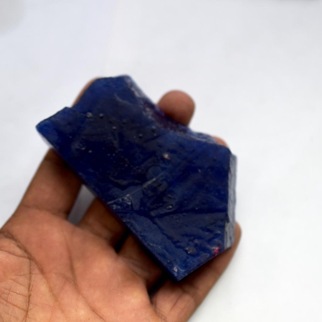 Natural Blue Sapphire Loose Gemstone Uncut Raw Rough Raw 673.45 ct September Birthday Birthstone