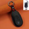 Suitable for new Mercedes-Benz key cases, genuine top-layer cowhide handmade car key pouch, smart full-cover car key holder