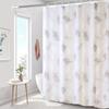 Shower Curtain Waterproof, Mildew Proof, Light Blocking, Hanging Toilet, Dry and Wet Separation Bathroom