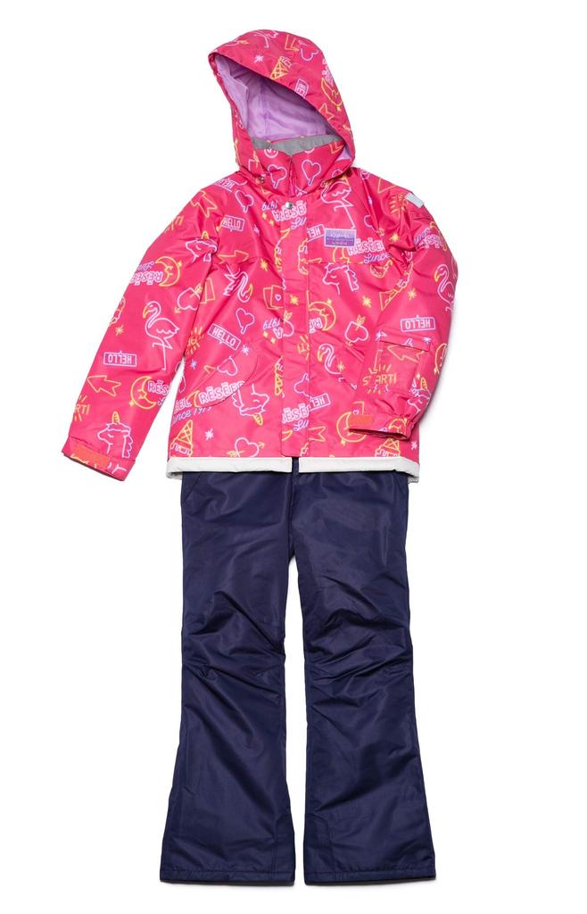 ONYONE RESEEDA Junior Ski Suit Set and Size 160 Girls' (Top Bottoms), RES63003, 953P699, PinkNvy,
