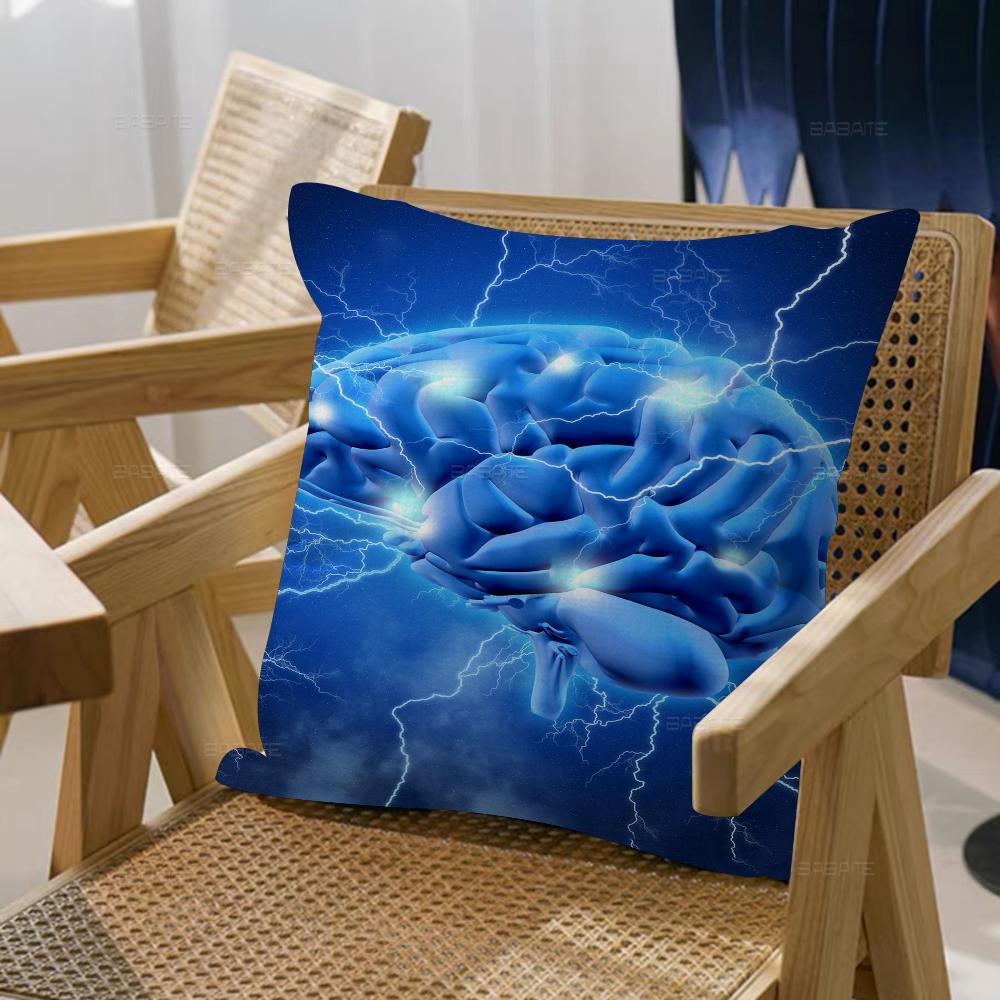 Brain Abstract Art Painting Cushion Cover Pillow Cover Decor Pillowcase Printed Cushion Case For Couch