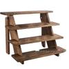 Wooden Ladder-Style Shelf: Multi-Purpose Display for Cupcakes and Potted Plants