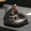 F 2023 Hot Dragon Incense Burner Smoke Backflow Best Cone Censer Incense Holder Mini Office Desk Home Decor Teahouse Ornament