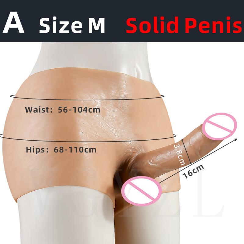 Hollow/Solid Silicone Realistic Dildo Black Pants For Men Super Soft Masturbator Strapon Penis Pants Sex Toys For Men Lesbian