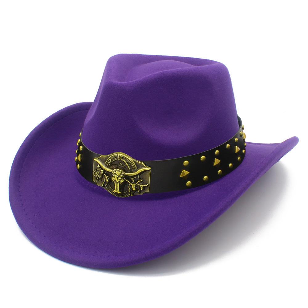 New fashion bull head accessories peach top top hat personalized grassland Tibetan western cowboy hat versatile cowboy hat
