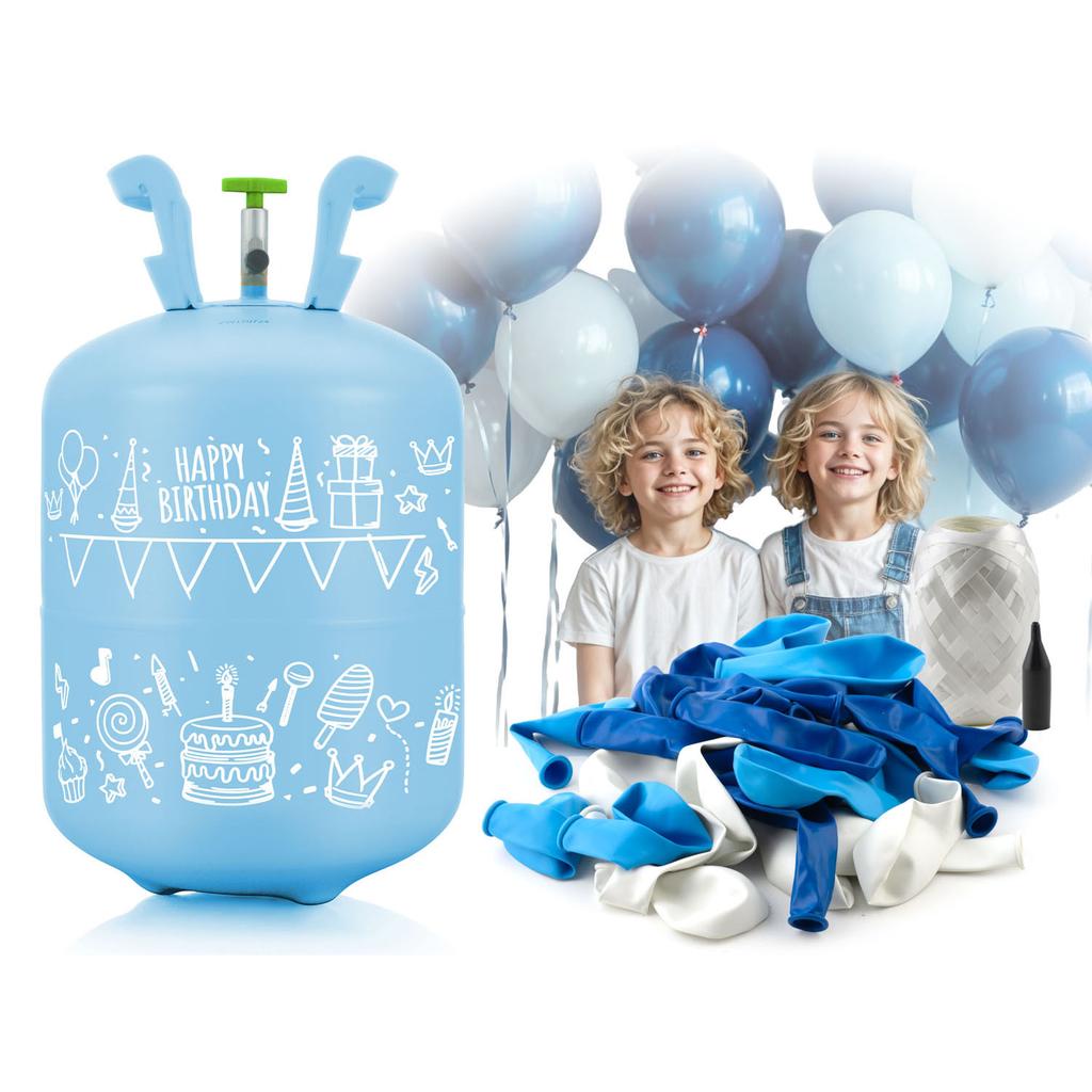 Butla Z Helem 0,20 M3 Z Balonami I Wstążką Ricokids