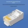 Shanze Cat5e Shielded RJ45 Gold-Plated Ethernet Connectors (100-Pack)