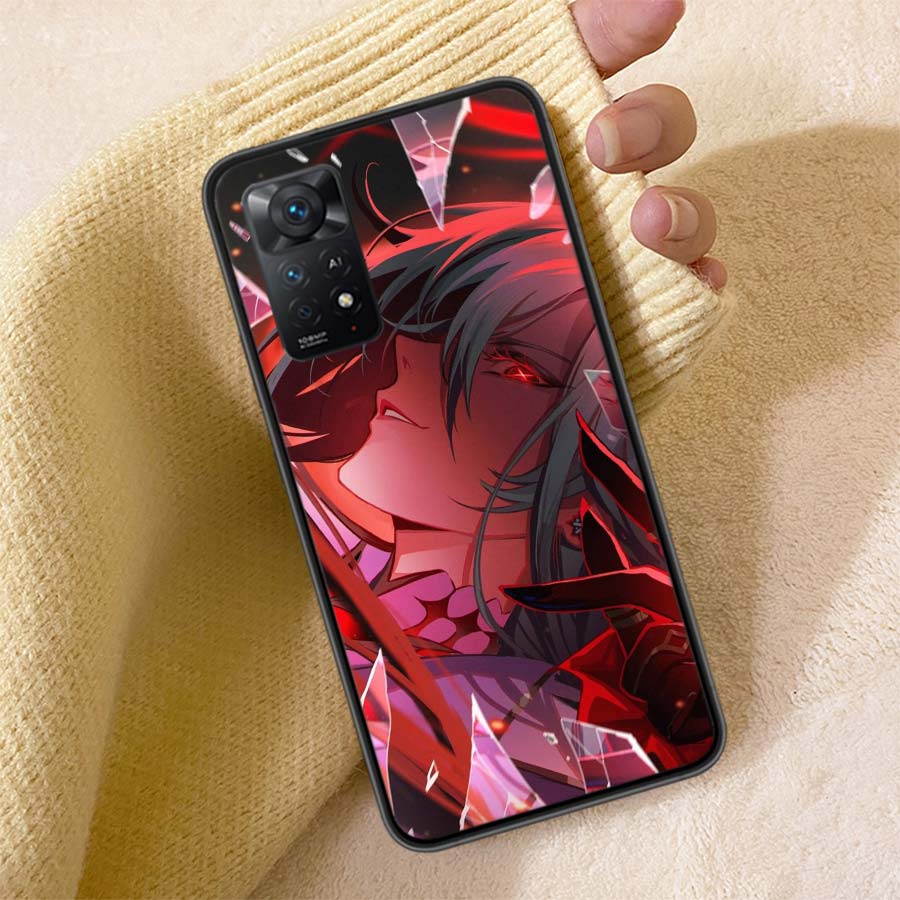 

Чехол для телефона Arlecchino Genshin Impact для Redmi Note 13 14 15 Pro Plus 12 13C 12C 15C 9 10 10C 9T 9C 9A TPU Мягкая прозрачная накладка Redmi 12